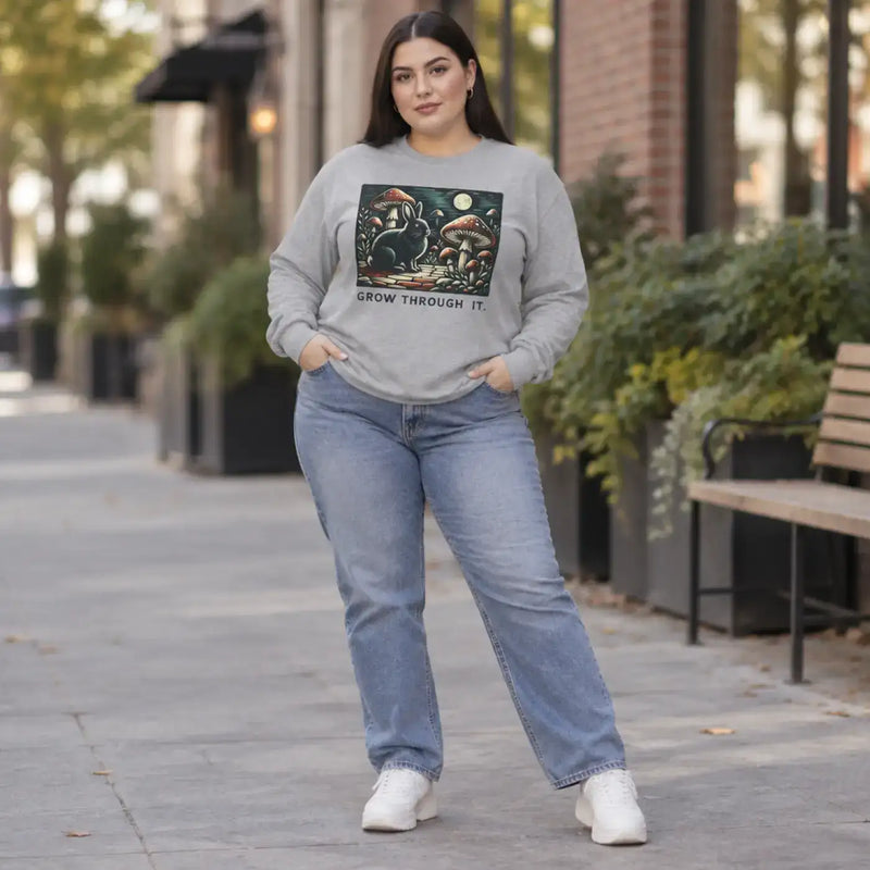 Grow Through It Mushroom Long Sleeve Tee