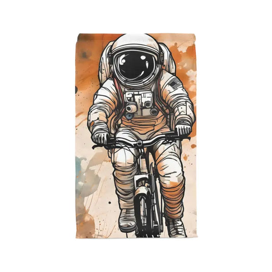 Polyester Lunch Bag - Astronaut on Bicycle | Dipaliz - 11.75’’ × 7.25’’ 4.75’’ - Bags