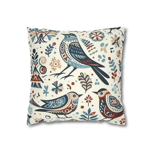 Bird Print Pillowcase - Boho Style Comfort | Dipaliz - 14’’ × - Pillowcases & Shams
