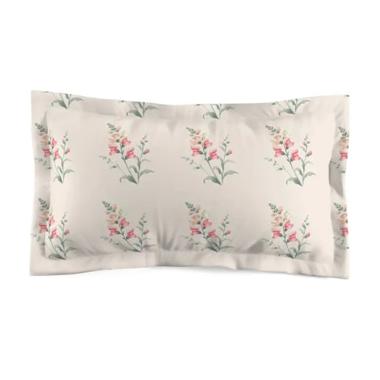 Microfiber Pillow Sham - Botanical Comfort | Dipaliz - King - Pillowcases & Shams
