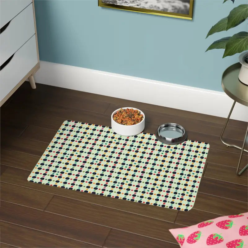 Pet Food Mat - Mess-free Mealtime Must-have | Dipaliz - 12’’ × 18’’ / Rectangle - Bowl Mats