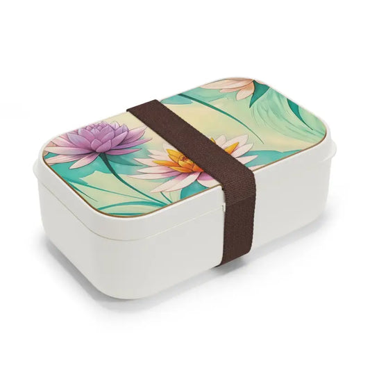 Bento Lunch Box with Wood Lid - Bloom Boldly | Dipaliz - one Size - Sets
