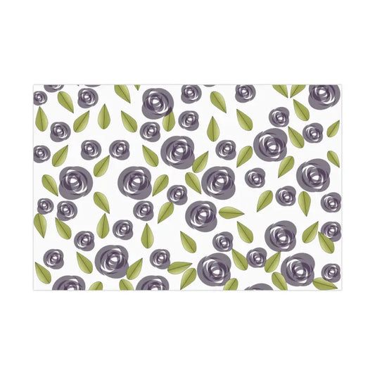 Purple Roses - Eye Popping Elegance | Dipaliz - 30’’ x 20’’ / Matte - Wrapping Paper