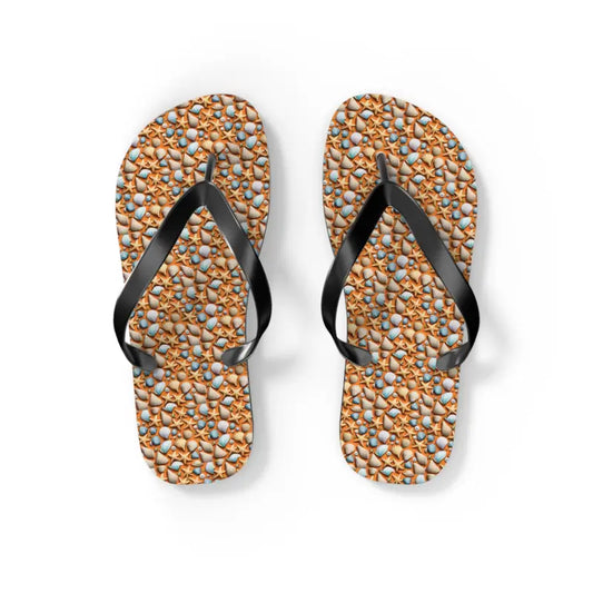 Flip Flops - Beach Bliss Vibes | Dipaliz - s / Black Sole - Slippers