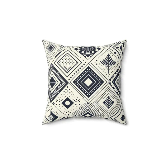 Monochrome Geometric Pattern - Instant Style | Dipaliz - 14’’ × - Throw Pillows