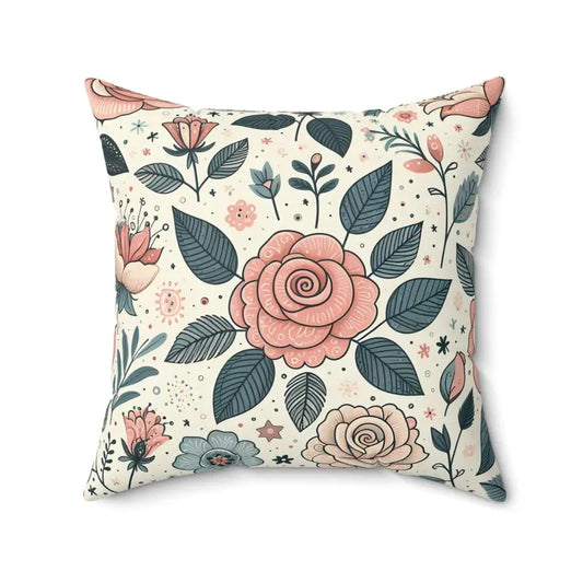 Pastel Rose Flowers - Ultimate Cozy Comfort | Dipaliz - 20’’ × - Throw Pillows