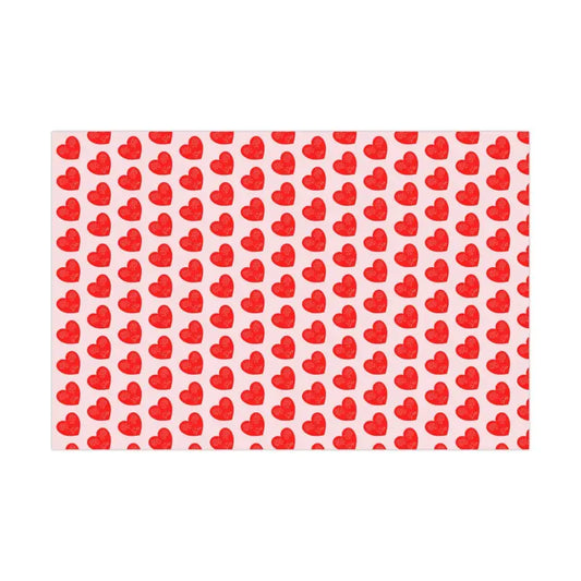 Gift Wrap Papers - Stunning Red Hearts | Dipaliz - Wrapping Paper