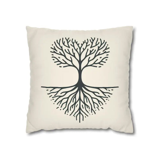 Tree Motif Pillowcase - Cozy Nature Vibes | Dipaliz - 16’’ × - Pillowcases & Shams