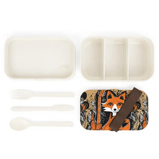 Bento Lunch Box - Bpa Free Fox Fun | Dipaliz - one Size - Sets