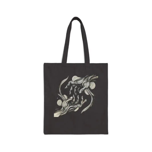 Canvas Tote Bag - Chic Durable Style | Dipaliz - Black / 15’’ x 16’’ - Bags