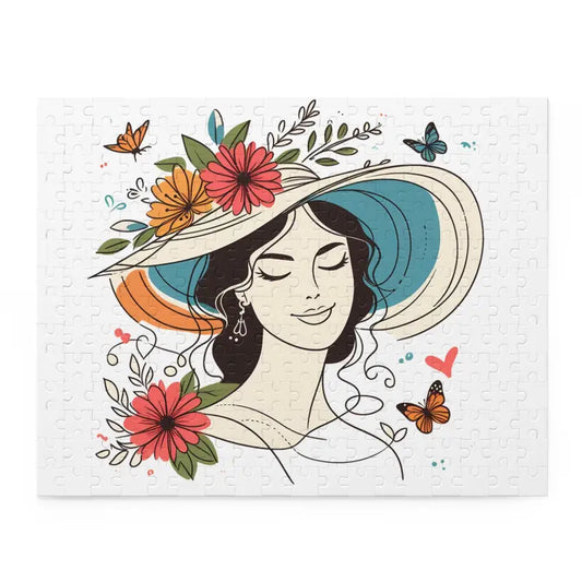 Flower Heart Puzzle - Creative Relaxation | Dipaliz - 14’’ × 11’’ (252 Pcs) - Jigsaw Puzzles