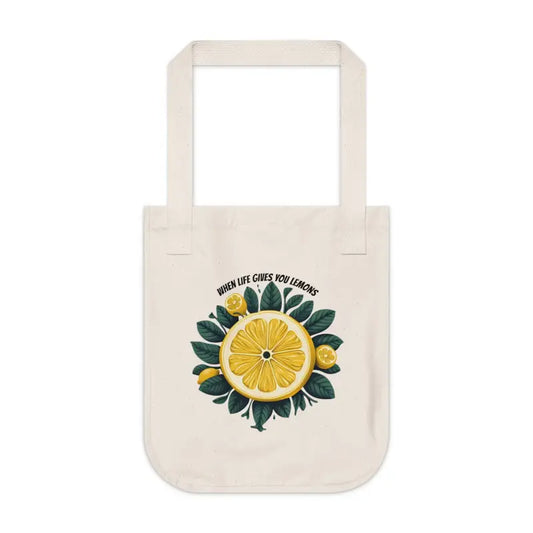 Lemon Design - Summer Vibe Tote | Dipaliz - one Size / Natural - Bags
