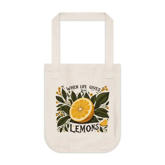 Lemons Canvas Tote - Certified Organic Cotton | Dipaliz - one Size / Natural - Bags