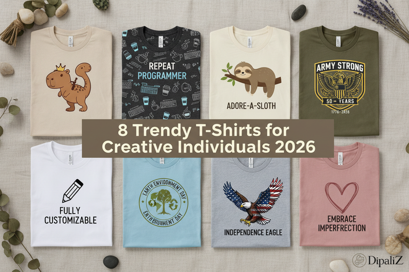 8 Trendy T-Shirts for Creative Individuals in 2026
