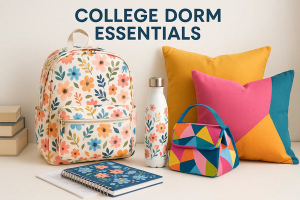 Amp Up your Dorm Room Setup with Floral Design Flair and Water Bottle