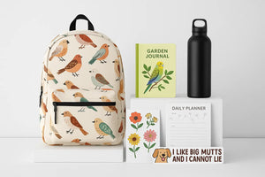 Stock your Backpack with Daily Planner and Trendy Water Bottle