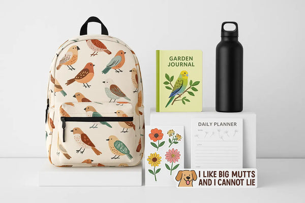 Stock your Backpack with Daily Planner and Trendy Water Bottle