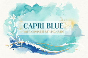 Capri Blue Color Palette for Home Decor and Fashion: your Complete Styling Guide