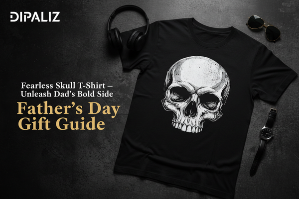 Fearless Skull T-Shirt: Unleash Dad's Bold Side