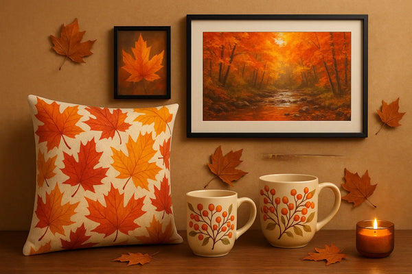 Cozy Fall Vibes with Chic Matte Canvas Home Decor Finds