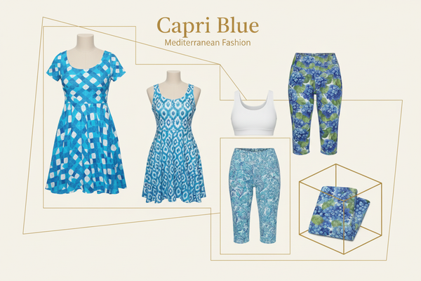 Capri Blue Color Palette for Home Decor and Fashion: your Complete Styling Guide