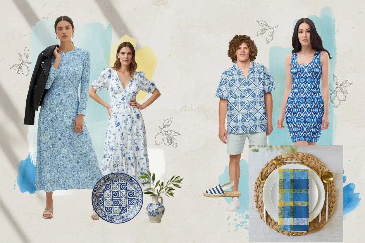 Capri Blue Coastal Dreams Mediterranean Style – DipaliZ