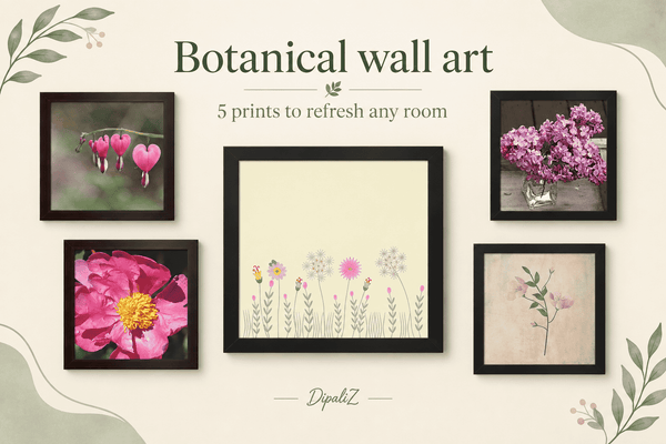 5 Botanical Wall Art Prints to Refresh Any Room