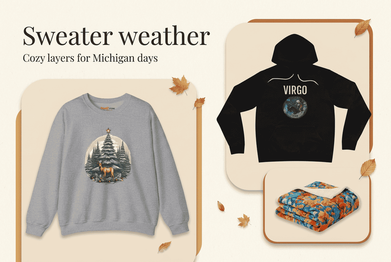 Sweater Weather Outfit Ideas for Cold Michigan Days