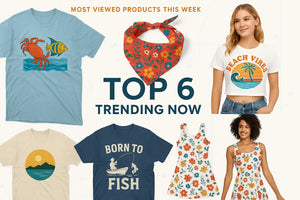 Ride Bold Beach Vibes with a Crab Heavy Tee and Premium Print Bandana