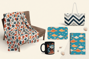 Coastal Home Decor Gifts product collage banner