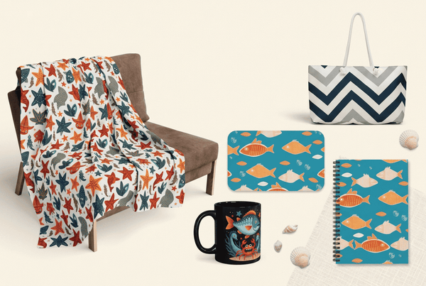 Coastal Home Decor Gifts product collage banner
