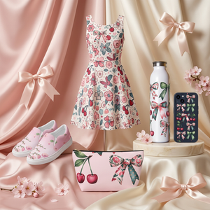 Coquette collection square product collage