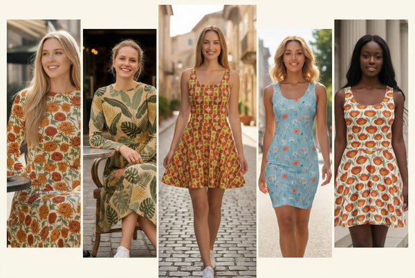 Dress collection collage banner