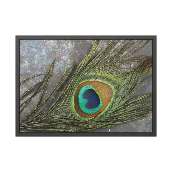 Premium Framed Art Prints Women Peacock Chic