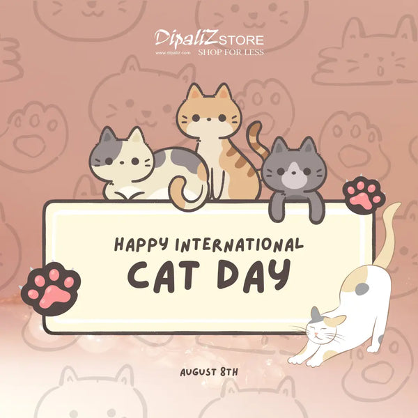 Funny Cat Graphic Tees for Lovers - International Day | Dipaliz