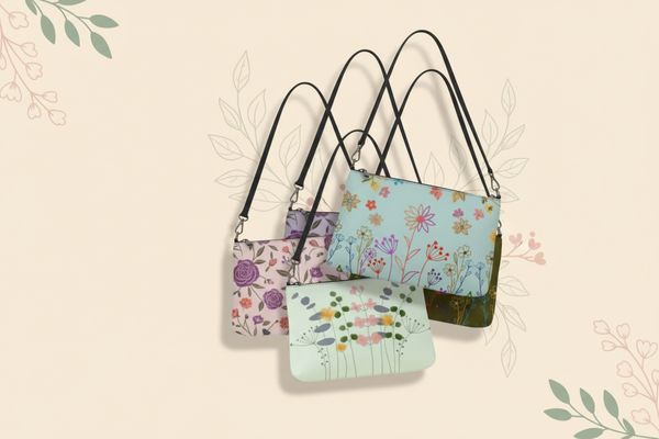 Floral Crossbody Bags refined product collage