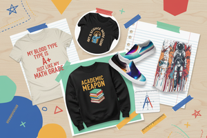Bright playful teacher gifts banner