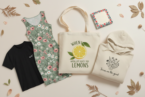 Eco friendly gifts for women collection banner collage