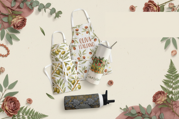 Nature Inspired Gifts botanical product collage