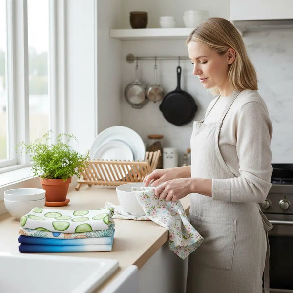 Luxury Kitchen Towels for Stylish Kitchens - Nature Inspired | Dipaliz