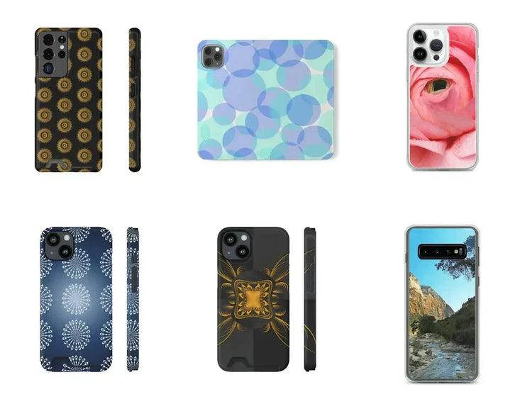 Fashion-forward Phone Cases with Card Holders for Easy Online Shopping