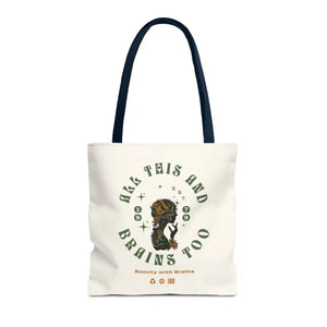 Polyester Tote Bag for Women - Versatile Daily Essential - Dipaliz - 16’’ × / Navy - Bags