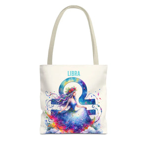 Bold Libra Zodiac Aop Tote Bag - Stylish Everyday Carry - Dipaliz - Bags