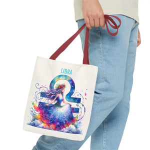 Bags - Libra Zodiac Aop Tote Bag Bold Versatile Style Dipaliz