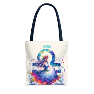 Bags - Libra Zodiac Aop Tote Bag Bold Versatile Style Dipaliz 13’’ × / Navy