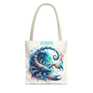 Bold Scorpio Zodiac Tote Bag - Durable Polyester - Dipaliz - Bags