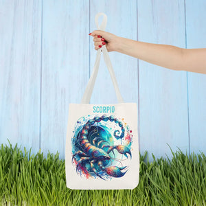 Bold Scorpio Zodiac Tote Bag - Durable Polyester - Dipaliz - Bags