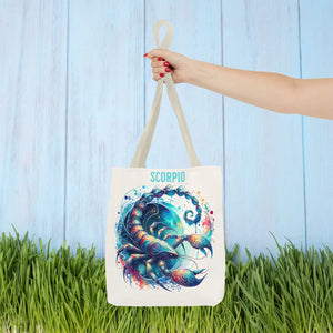 Bold Scorpio Zodiac Tote Bag - Durable Polyester - Dipaliz - Bags