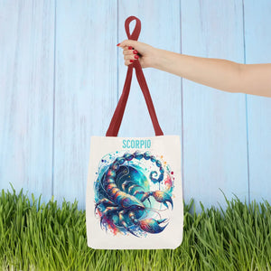 Bold Scorpio Zodiac Tote Bag - Durable Polyester - Dipaliz - Bags
