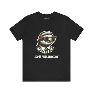 Soft Unisex Jersey Short Sleeve Sloth Style Tee - Dipaliz - T-shirts - s